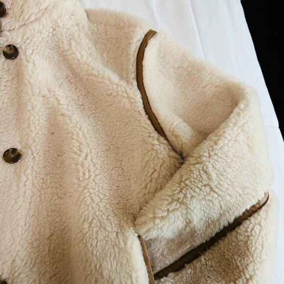 NWT Old Navy Oversized Sherpa Aviator Jacket - Picture 6 of 9